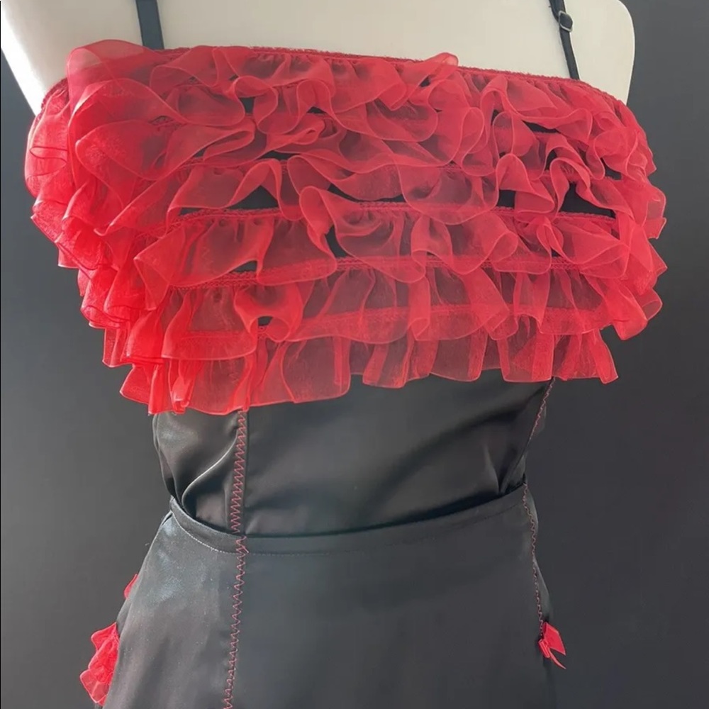 Rare Mode Merr Rockabilly Halloween Pin-Up 3 Piece Ruffle Bum Pencil S…